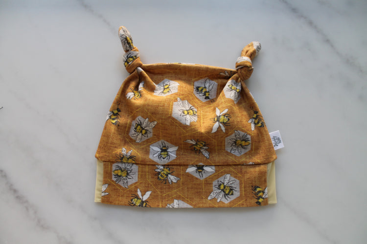 Cochlear Implant/Hearing Aid Knotted Hat