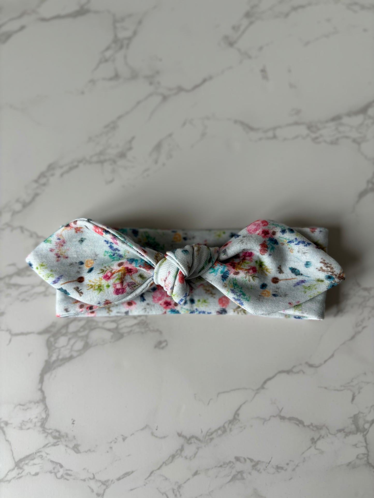 Bow Mesh Headband for Cochlear Implants and Hearing Aids - Print