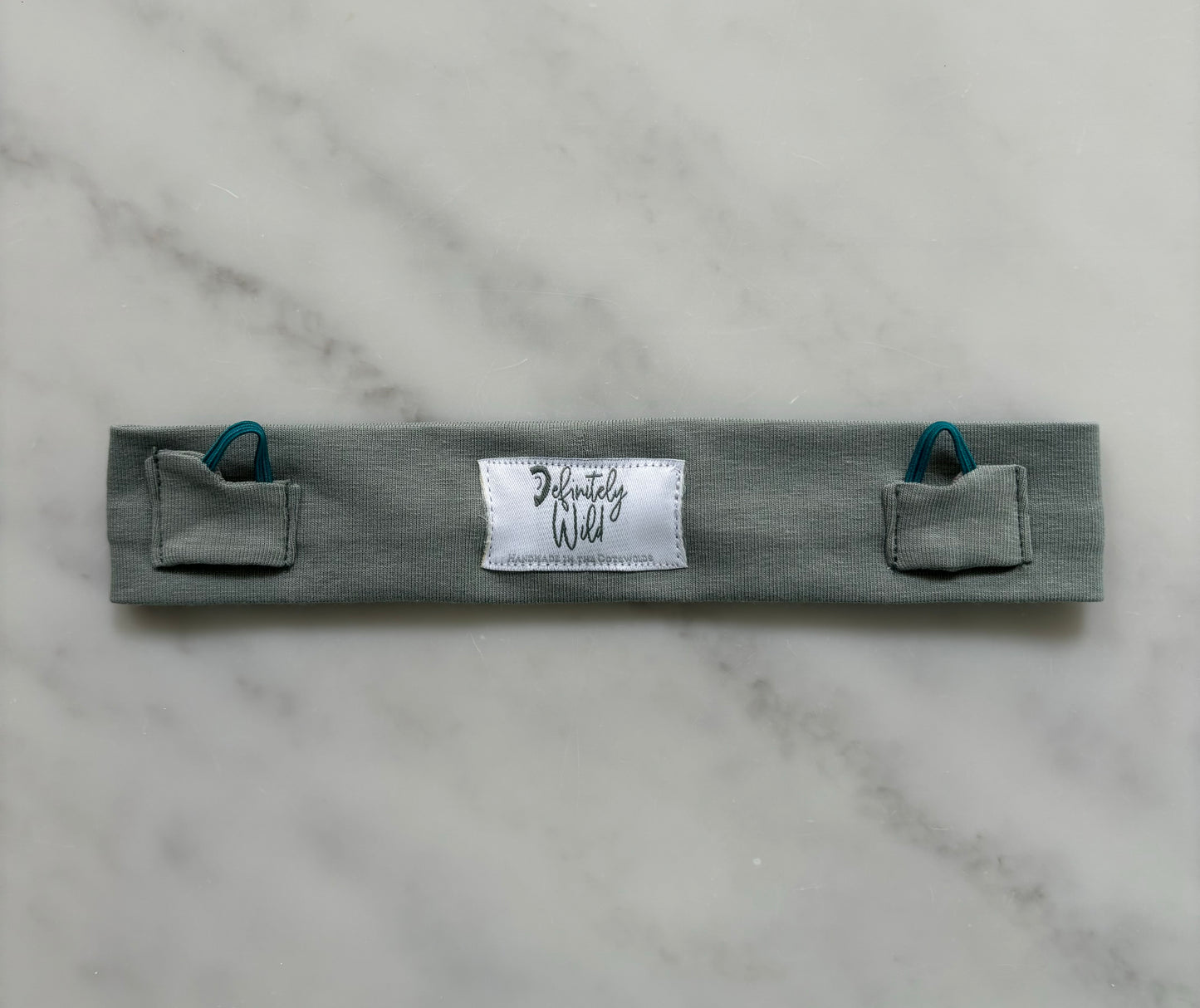 Straight Pocket Headband for Cochlear Implants - Ready to Post