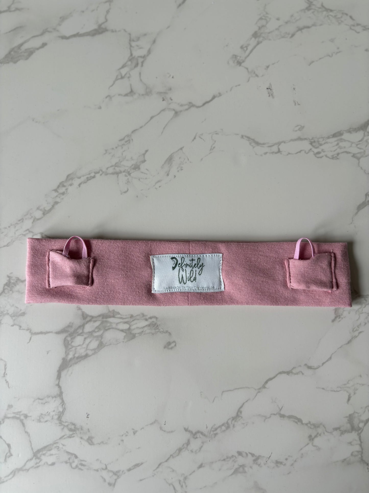 Straight Pocket Headband for Cochlear Implants - Ready to Post