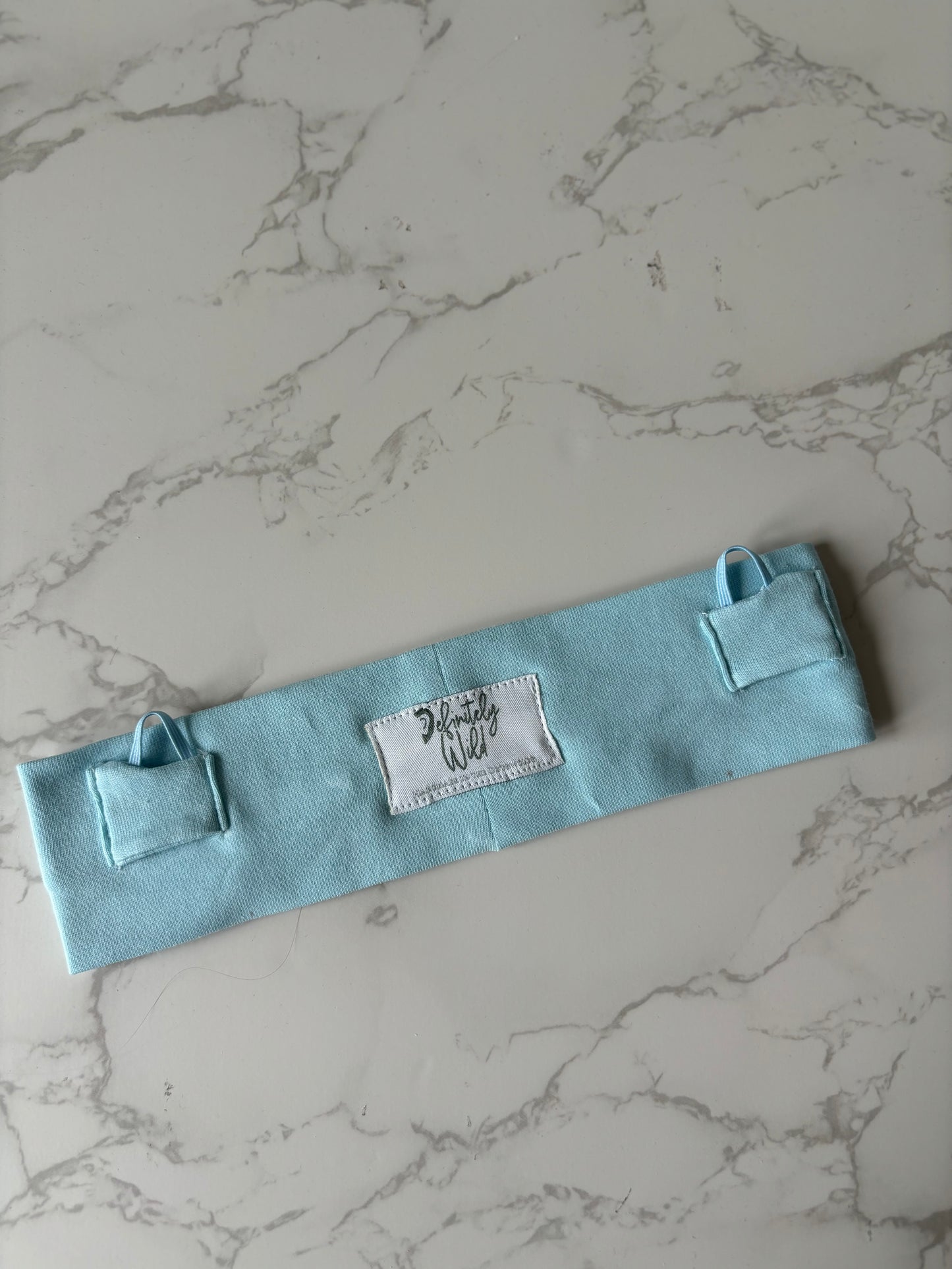 Straight Pocket Headband for Cochlear Implants - Ready to Post