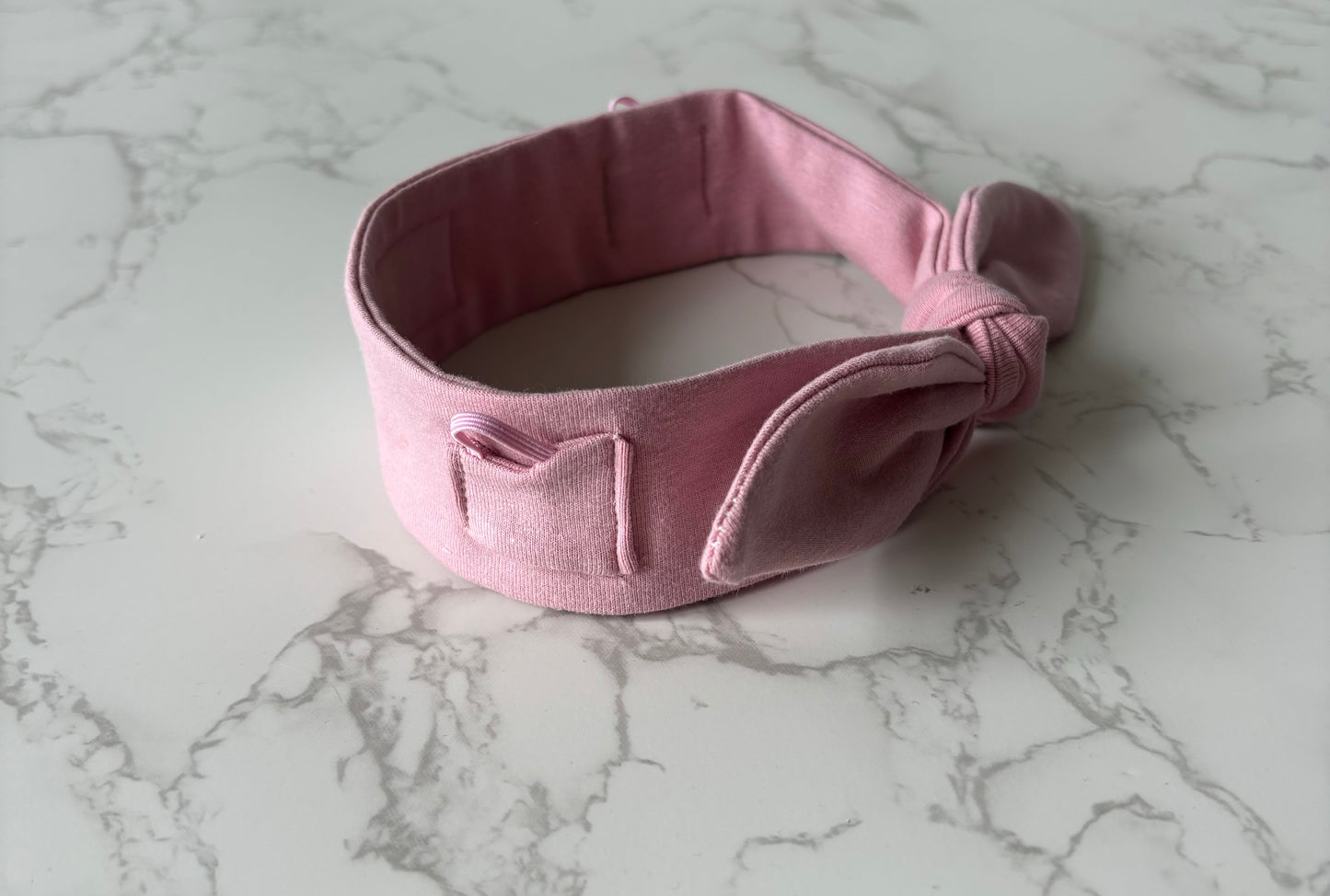 Bow Pocket Headband for Cochlear Implants - Solid Colour