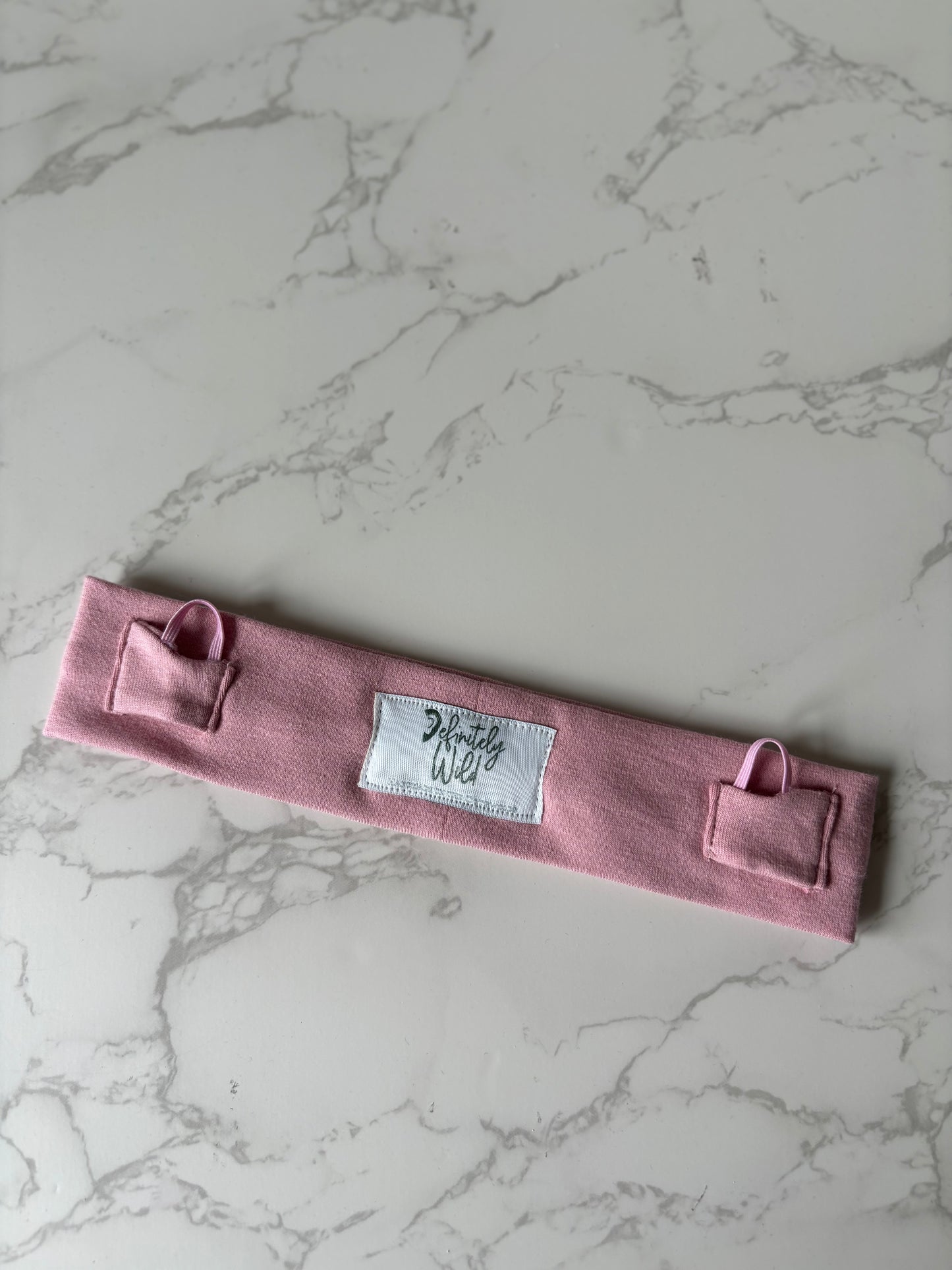 Straight Pocket Headband for Cochlear Implants - Ready to Post