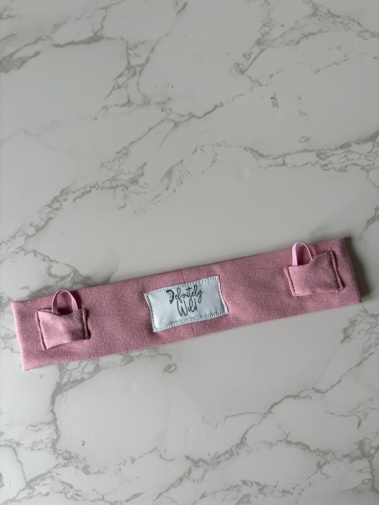 Straight Pocket Headband for Cochlear Implants - Ready to Post