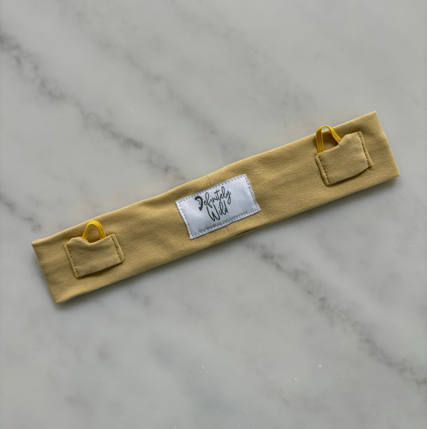 Straight Pocket Headband for Cochlear Implants - Ready to Post