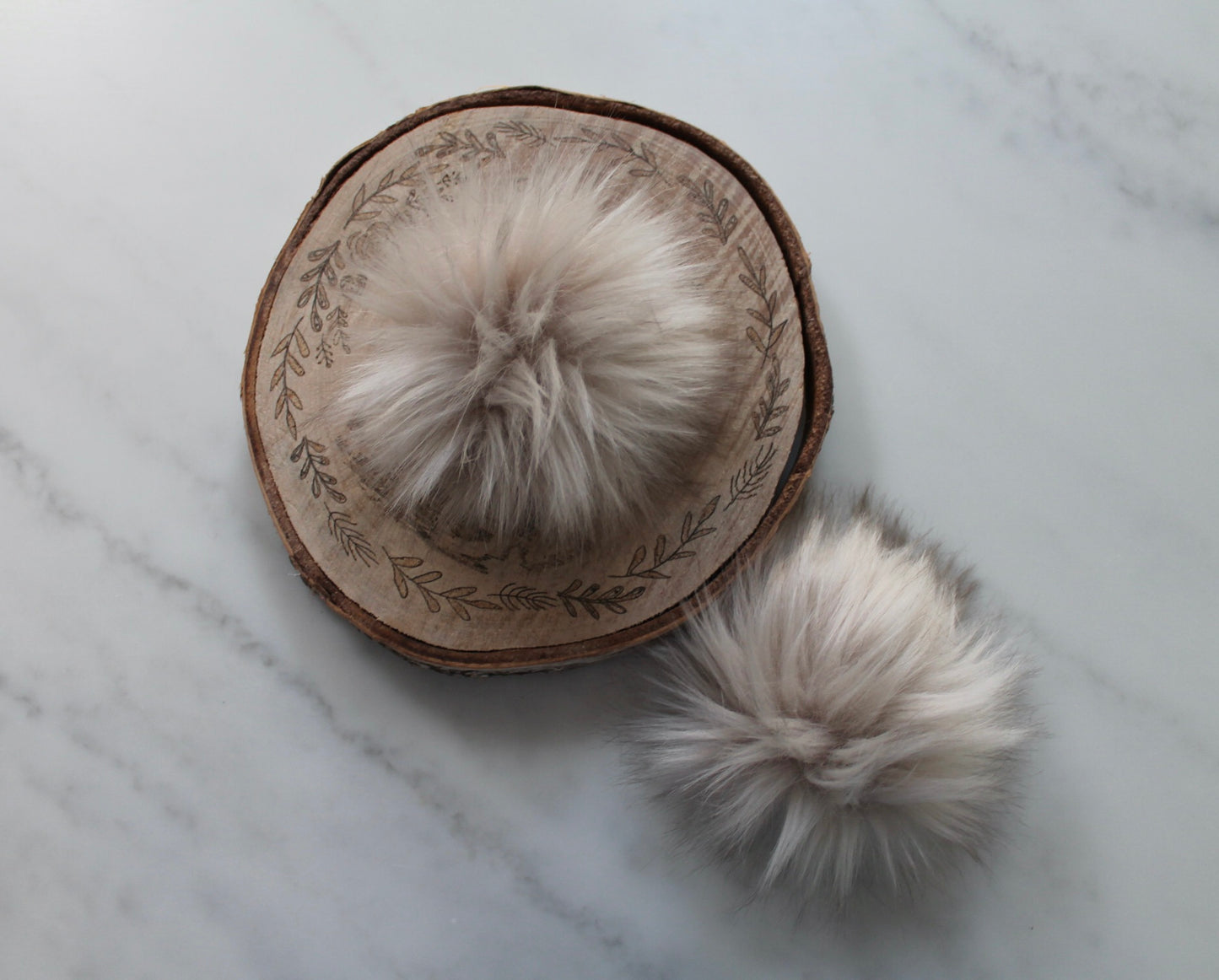 Faux Fur Pom Pom