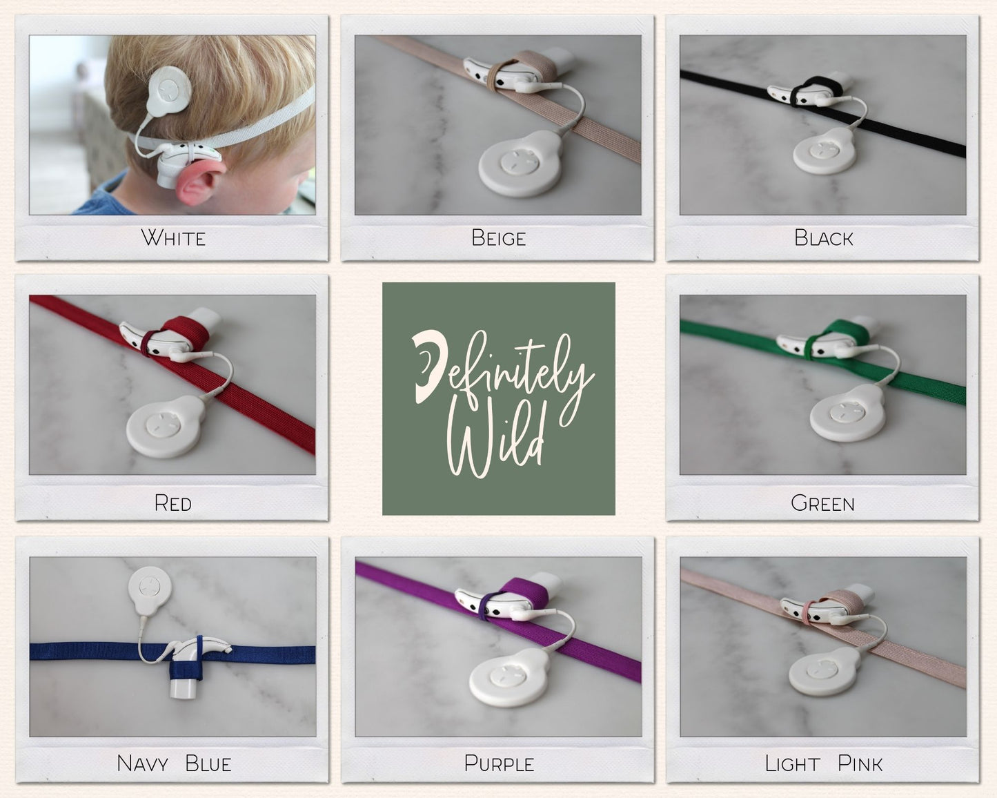 Cochlear Implant Elastic Headband