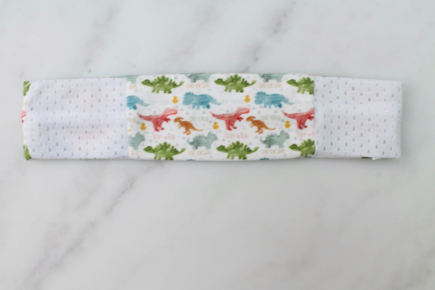 Twist Mesh Headband for Cochlear Implants and Hearing Aids  - Print