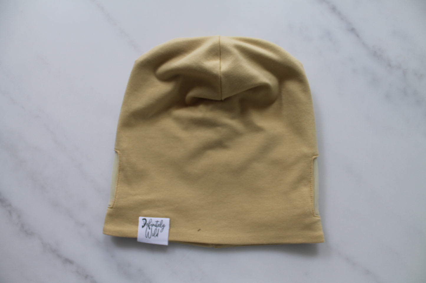 Gorro Beanie de color sólido para implante coclear/audífono