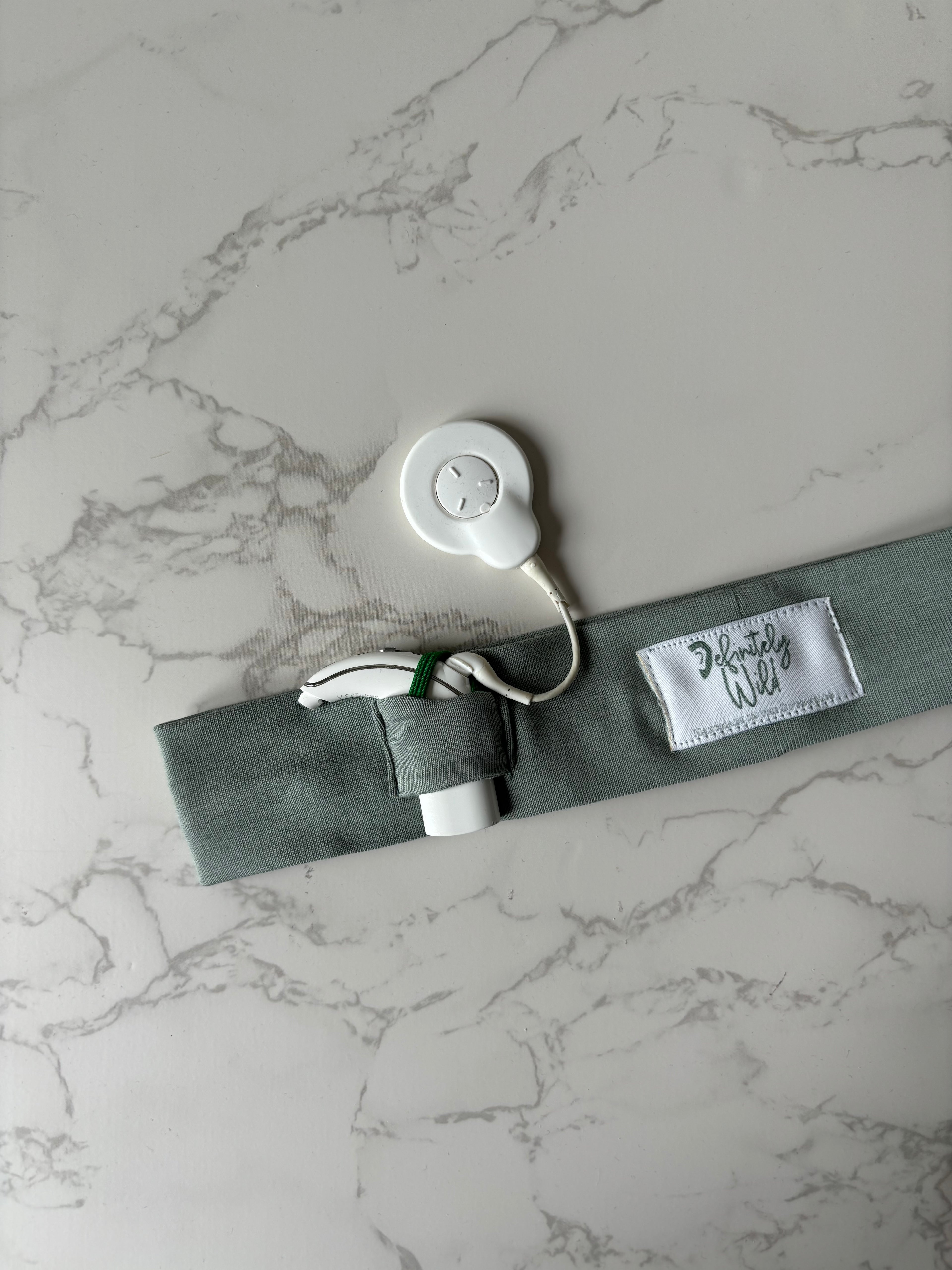 Twist Pocket Headband for Cochlear Implants - Solid Colour