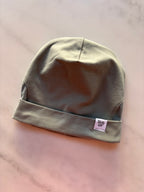 Einfarbige Beanie-Mütze für Cochlea-Implantate/Hörgeräte