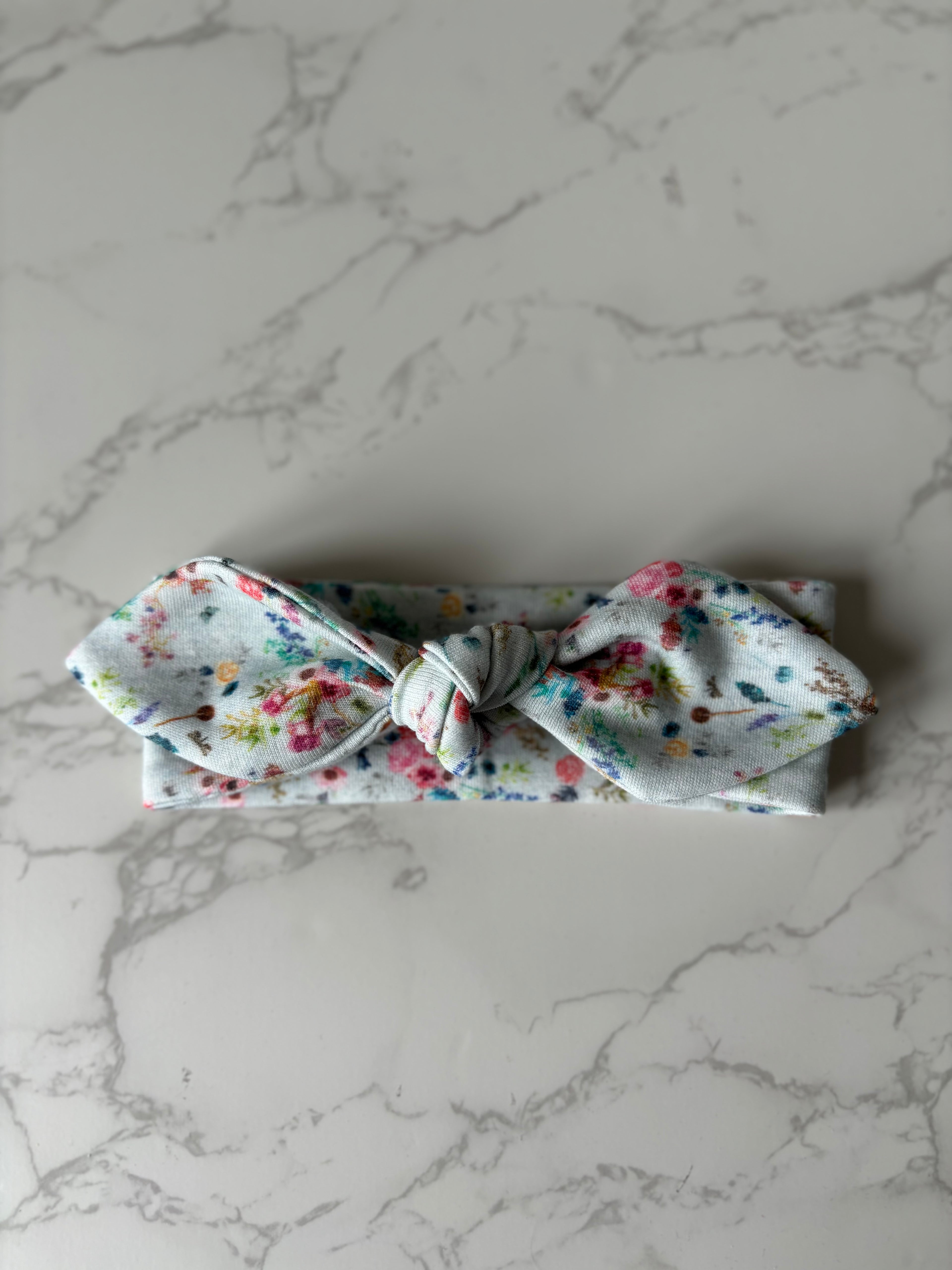 Bow Pocket Headband for Cochlear Implants - Print