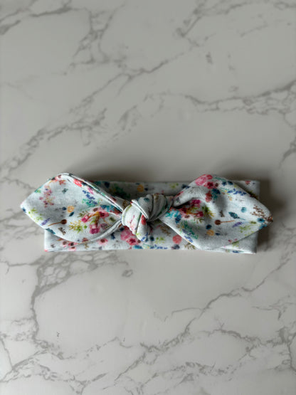 Bow Mesh Headband for Cochlear Implants and Hearing Aids - Print