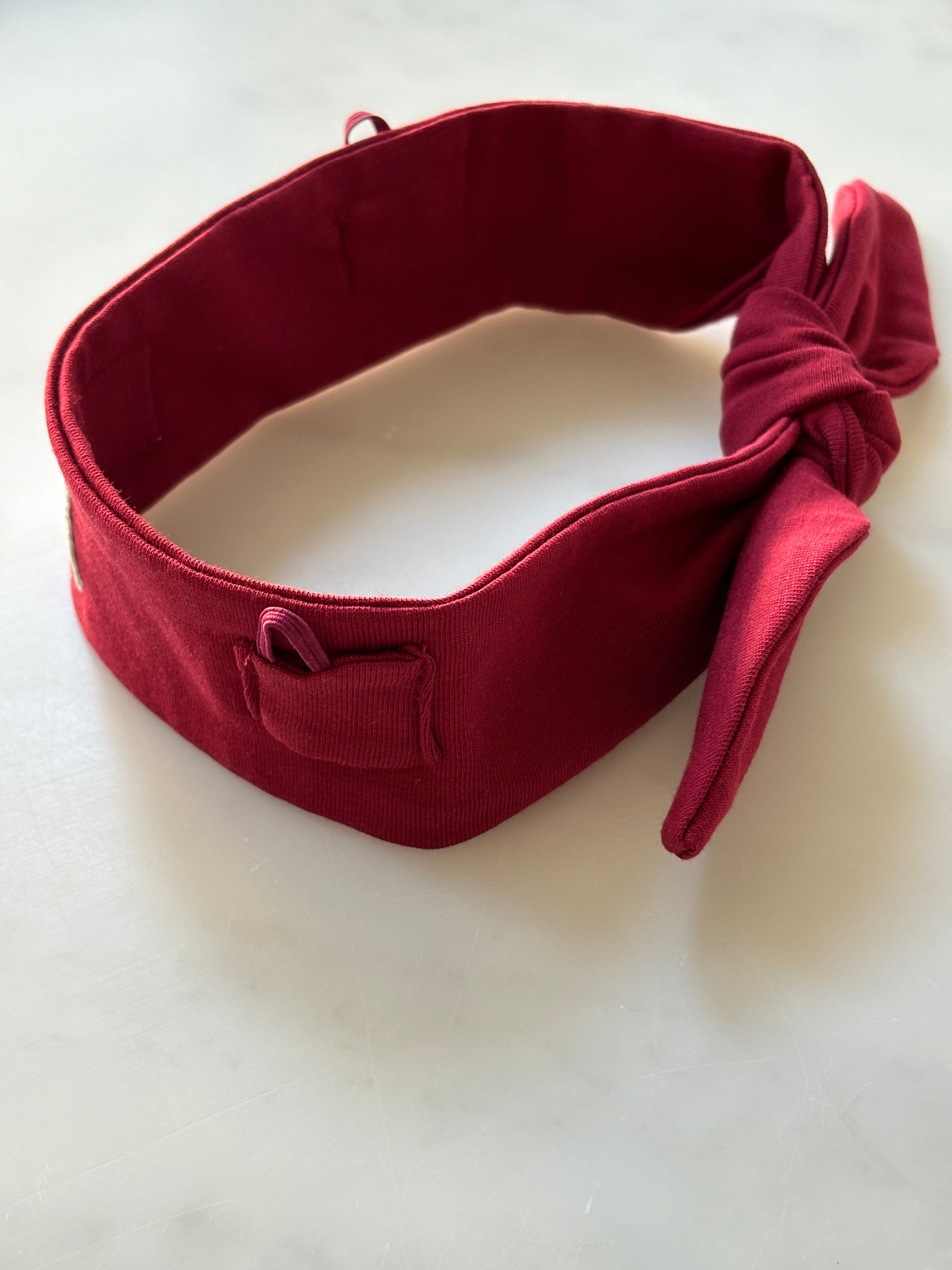 Diadema con lazo de color sólido para implante coclear/audífono