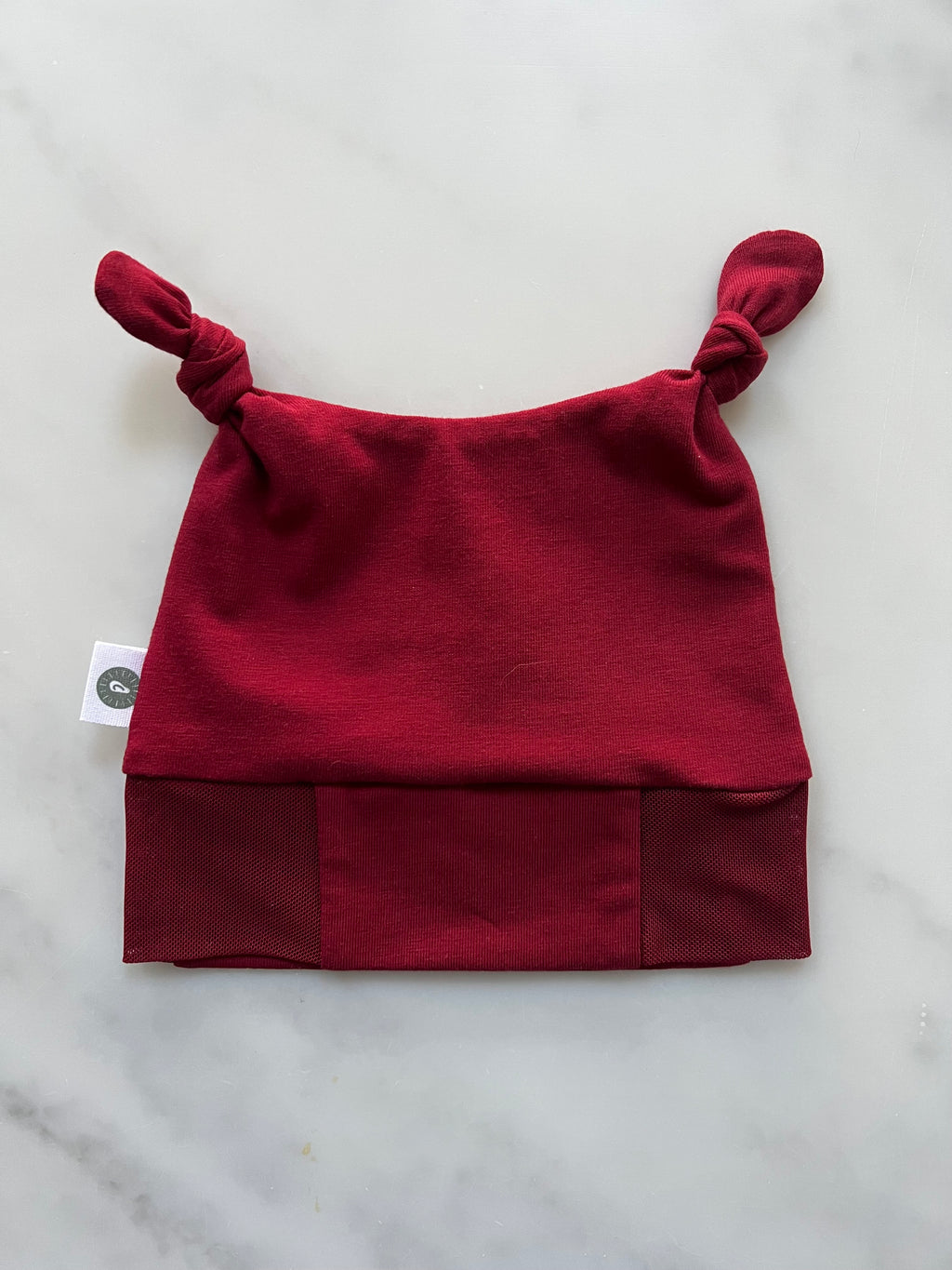 Cochlear Implant/Hearing Aid Solid Colour Knotted Hat