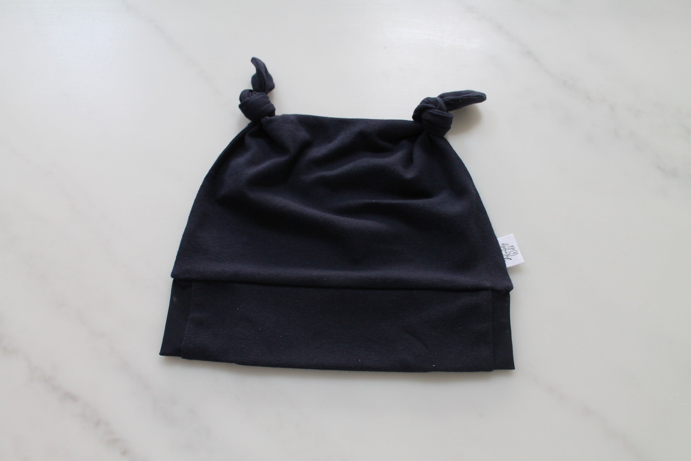 Cochlear Implant/Hearing Aid Solid Colour Knotted Hat