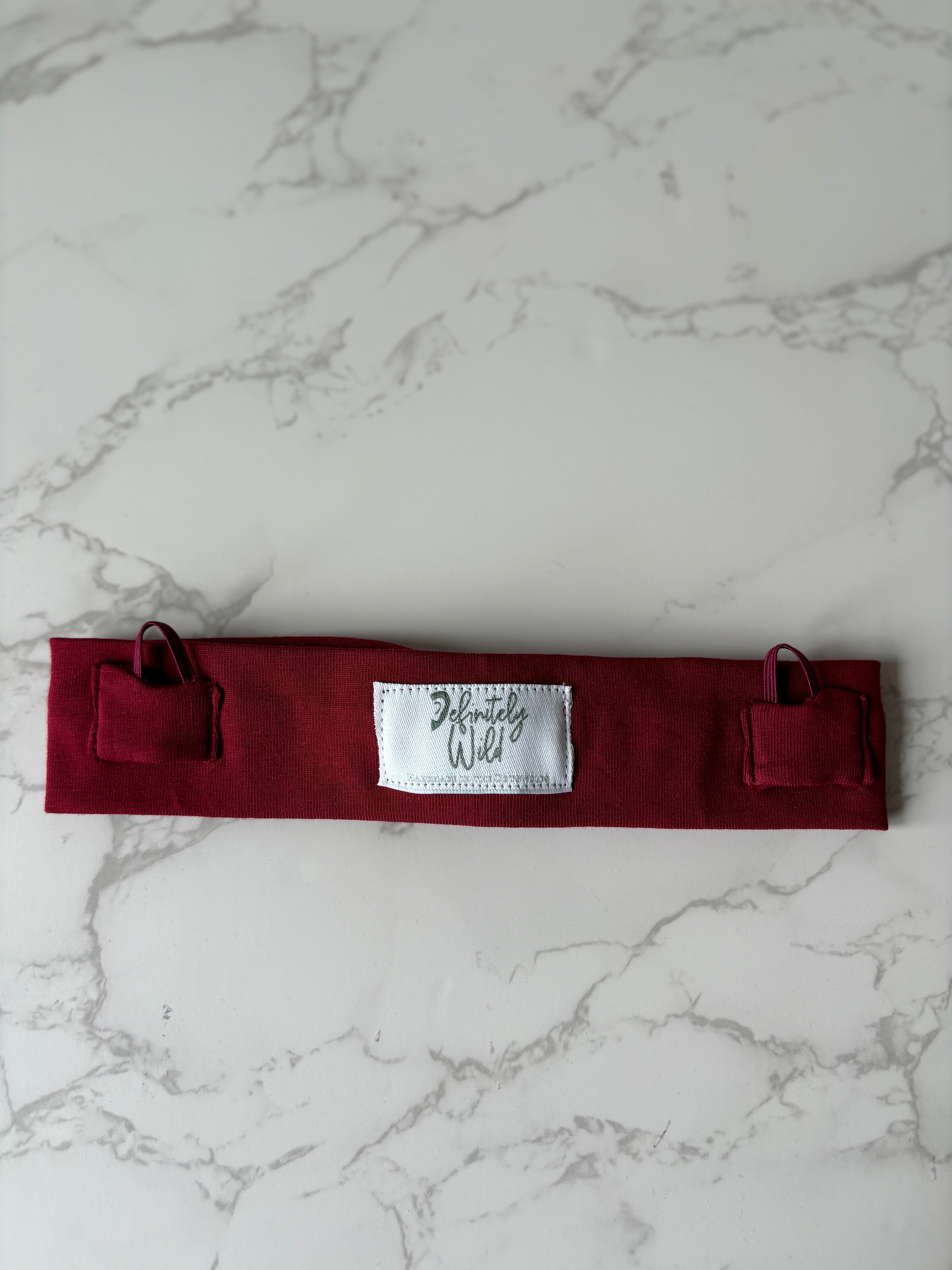 Straight Pocket Headband for Cochlear Implants - Solid Colour