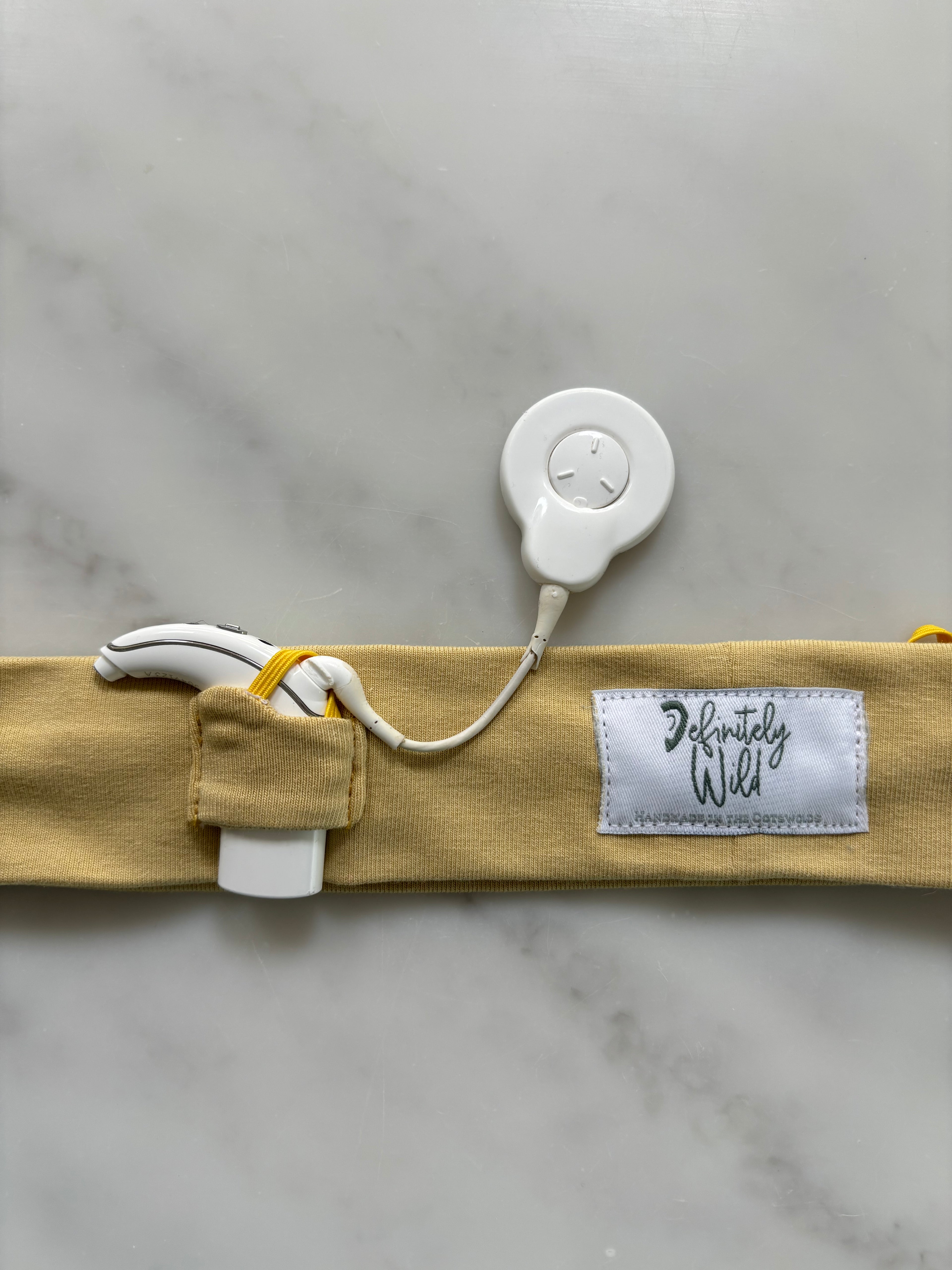 Twist Pocket Headband for Cochlear Implants - Solid Colour