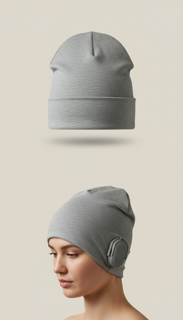 Organic Cotton Device-Friendly Beanie