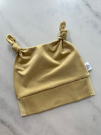Cochlear Implant/Hearing Aid Solid Colour Knotted Hat