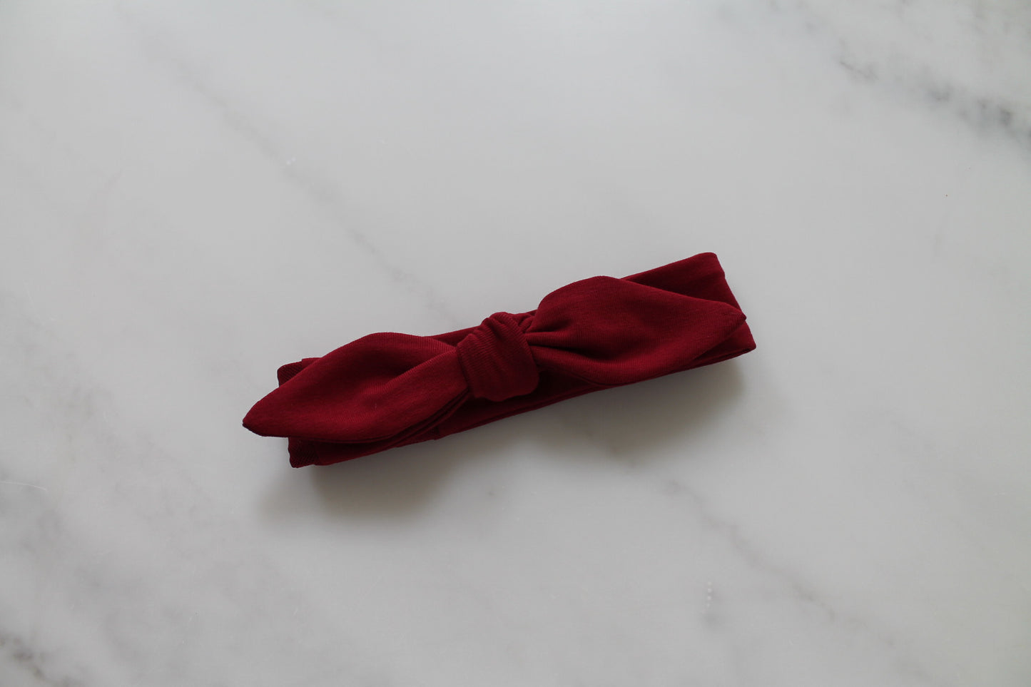 Solid Colour Bow Headband with mesh panel