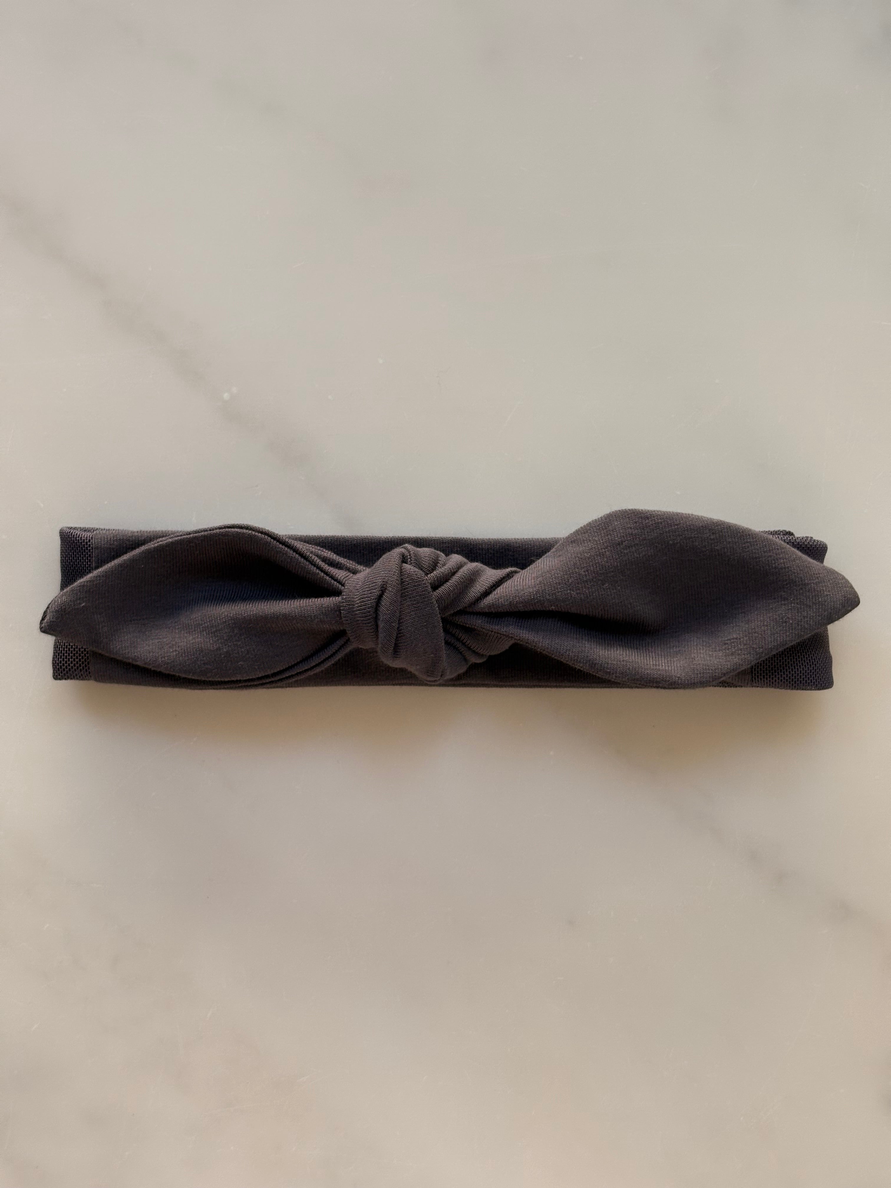 Bow Mesh Headband for Cochlear Implants and Hearing Aids - Solid Colour