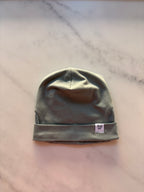 Einfarbige Beanie-Mütze für Cochlea-Implantate/Hörgeräte