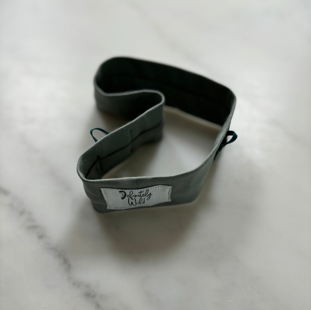 Diadema recta de color sólido para implante coclear/audífono