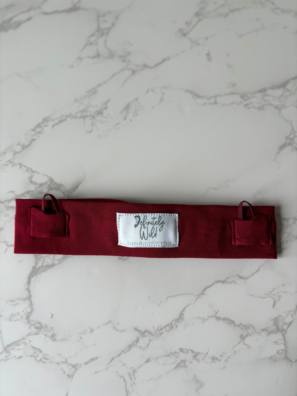 Cochlea-Implantat/Hörgerät, einfarbiges Twist-Stirnband