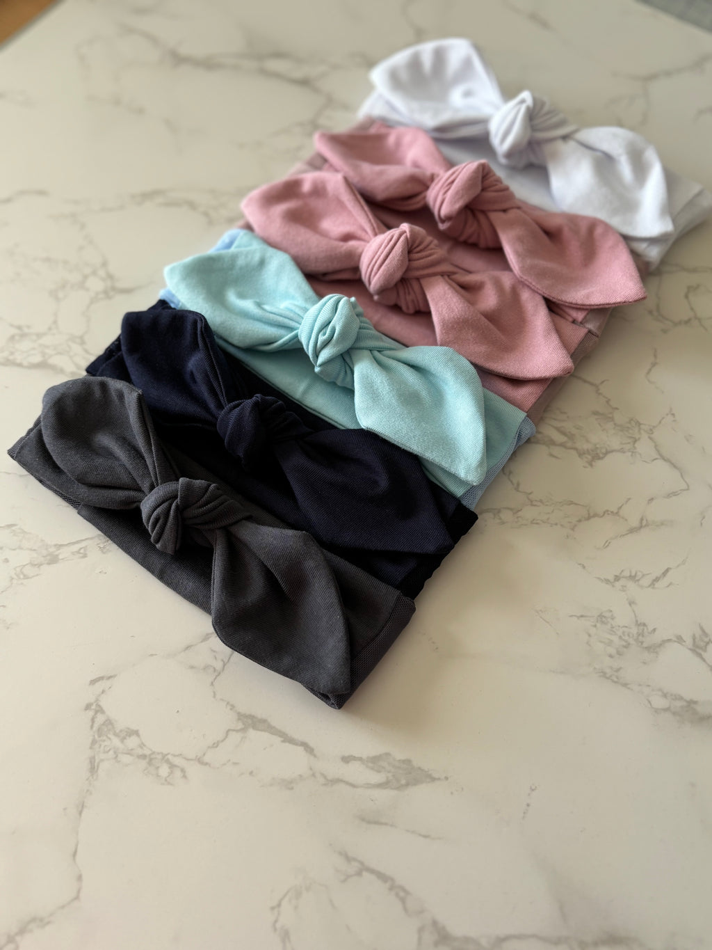 Bow Mesh Headband for Cochlear Implants and Hearing Aids - Solid Colour