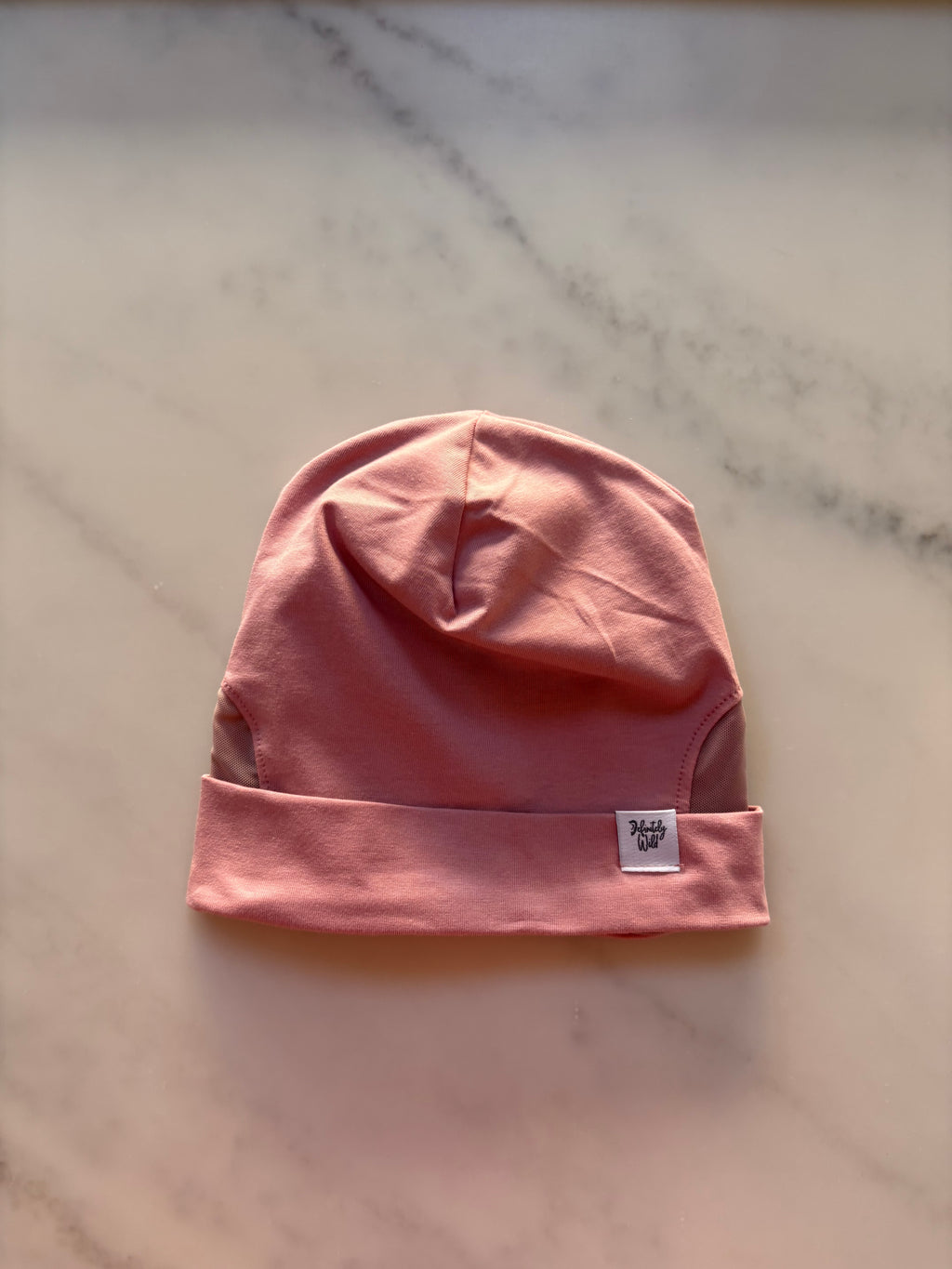 Einfarbige Beanie-Mütze für Cochlea-Implantate/Hörgeräte