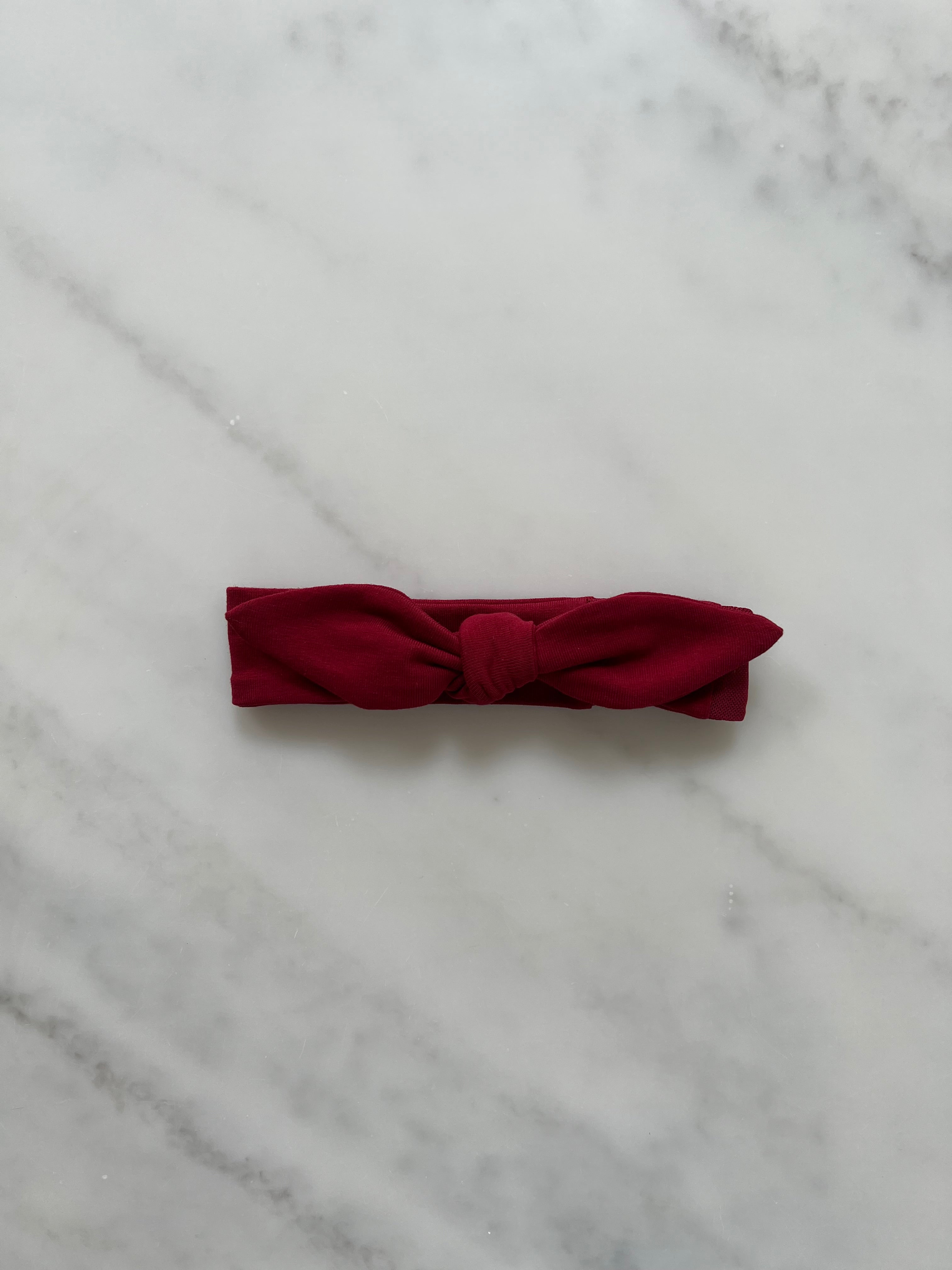 Bow Mesh Headband for Cochlear Implants and Hearing Aids - Solid Colour