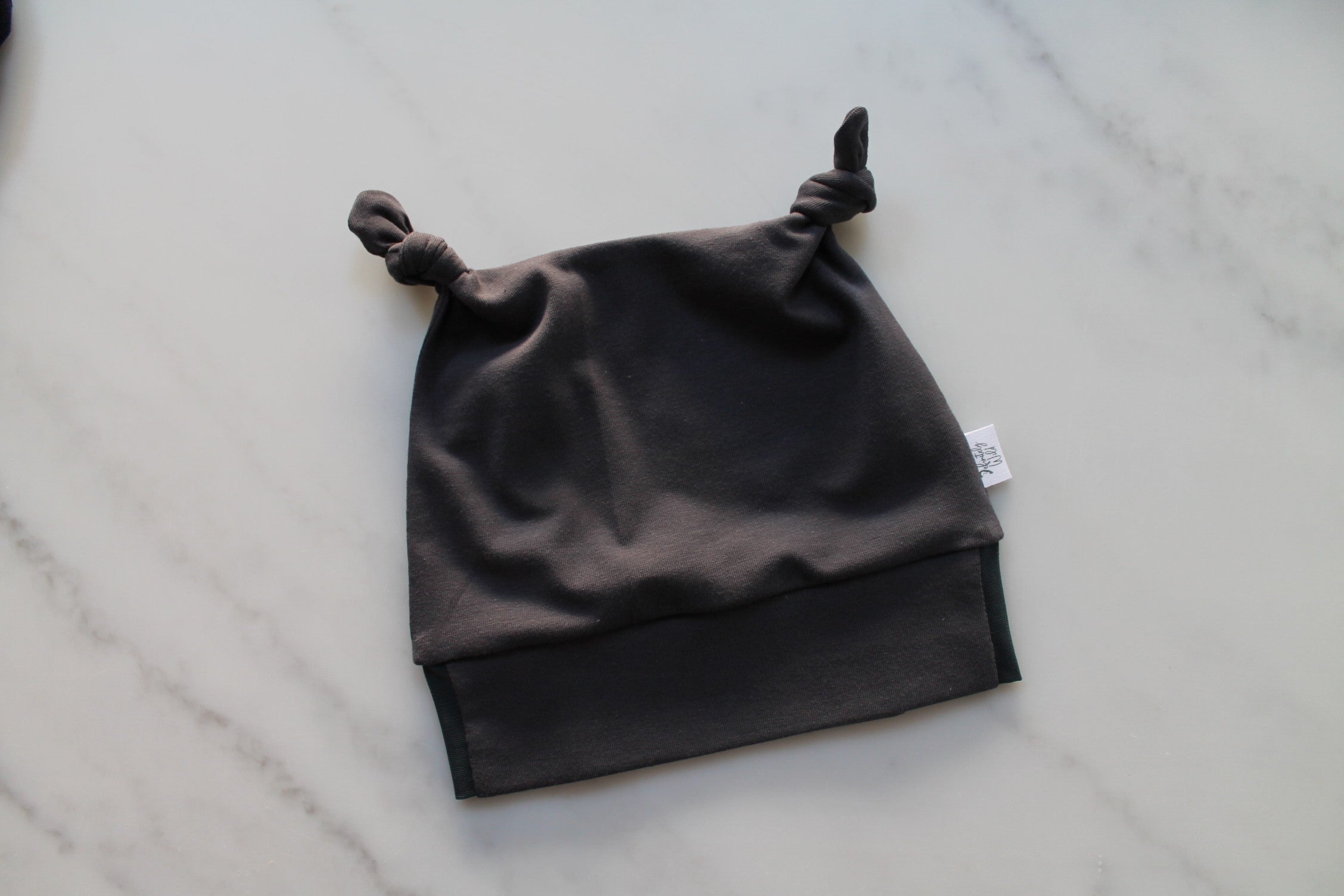 Cochlear Implant/Hearing Aid Solid Colour Knotted Hat