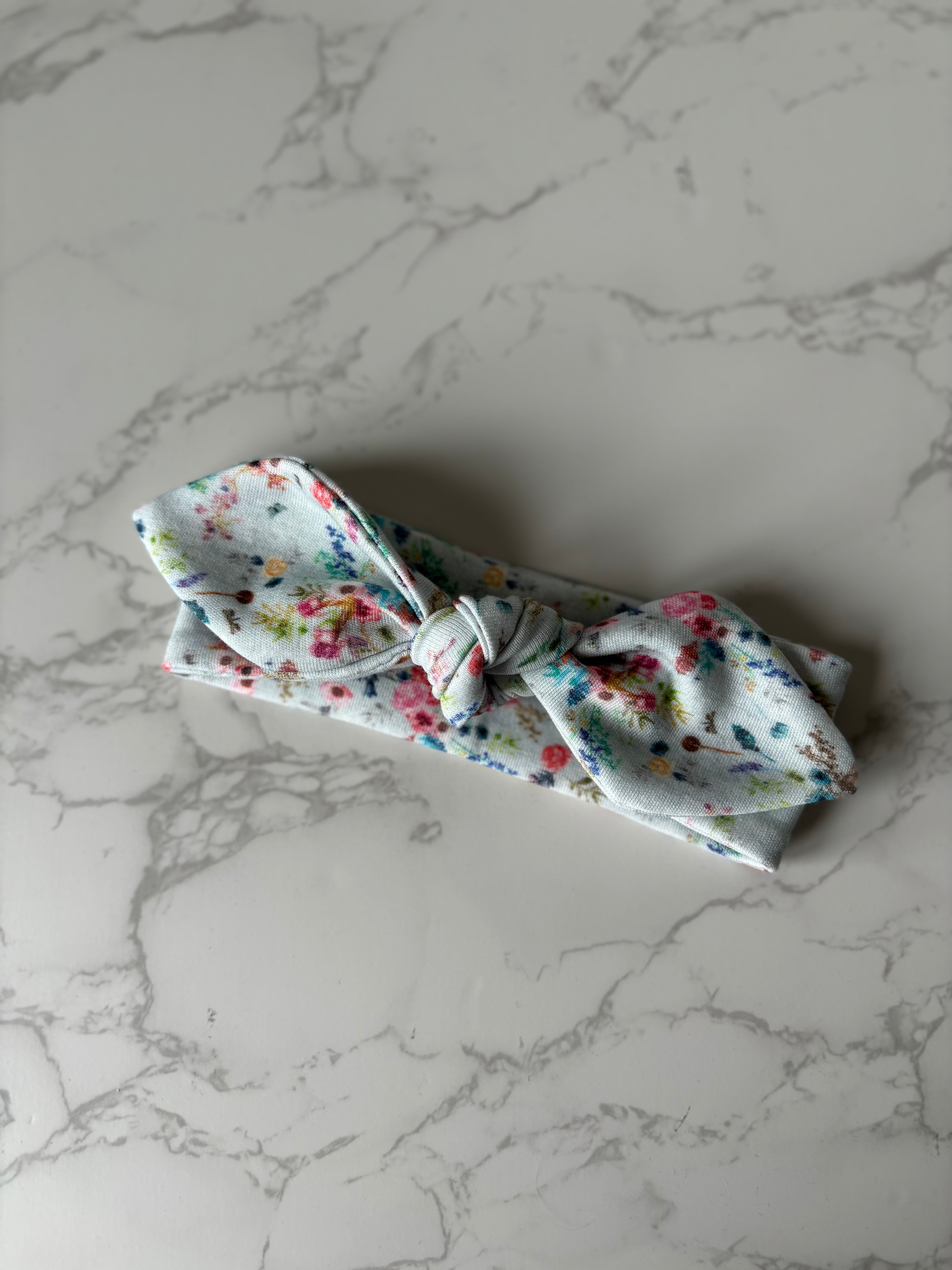 Bow Pocket Headband for Cochlear Implants - Print