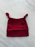 Cochlear Implant/Hearing Aid Solid Colour Knotted Hat