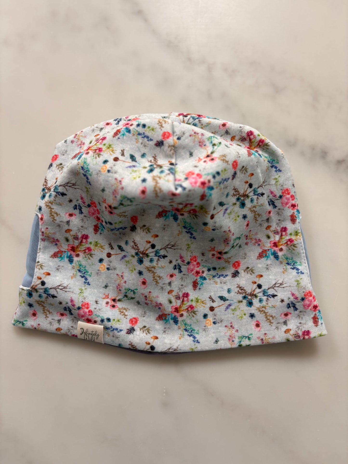 Slouchy Style Beanie Hat - Print