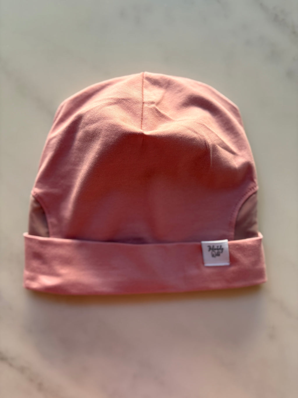 Gorro Beanie de color sólido para implante coclear/audífono