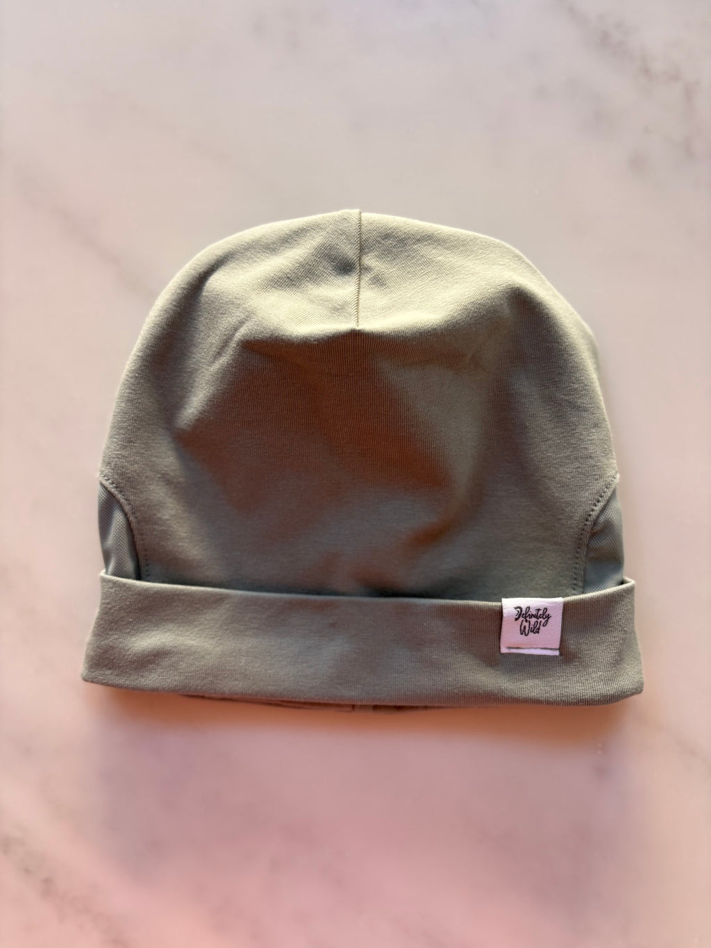 Gorro Beanie de color sólido para implante coclear/audífono