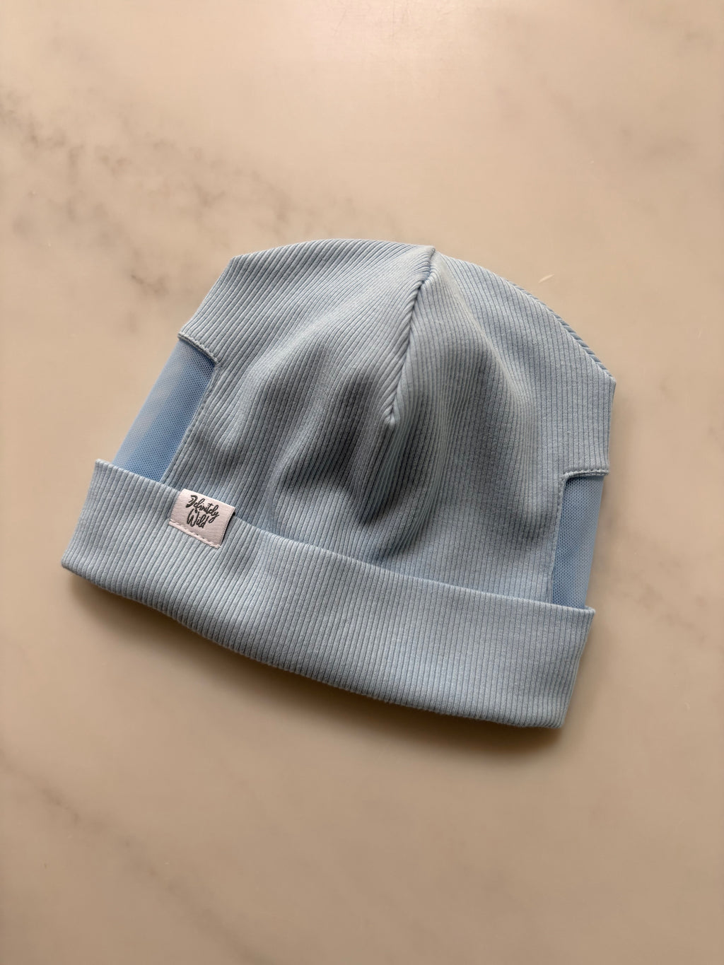 Ribbed Jersey Beanie - Turn Up Style