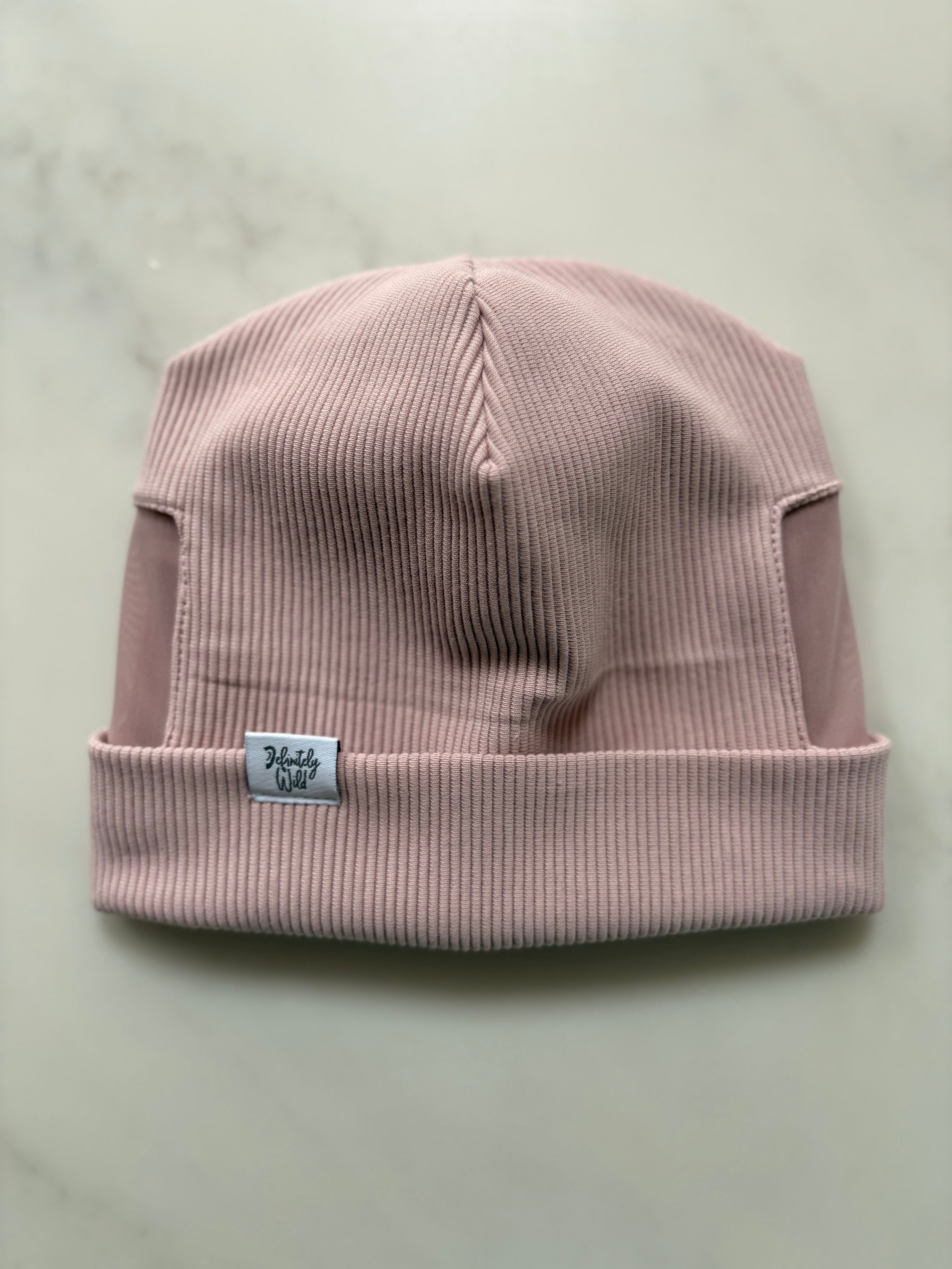 Ribbed Jersey Beanie - Turn Up Style