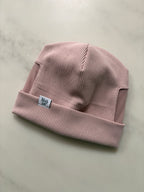 Ribbed Jersey Beanie - Turn Up Style