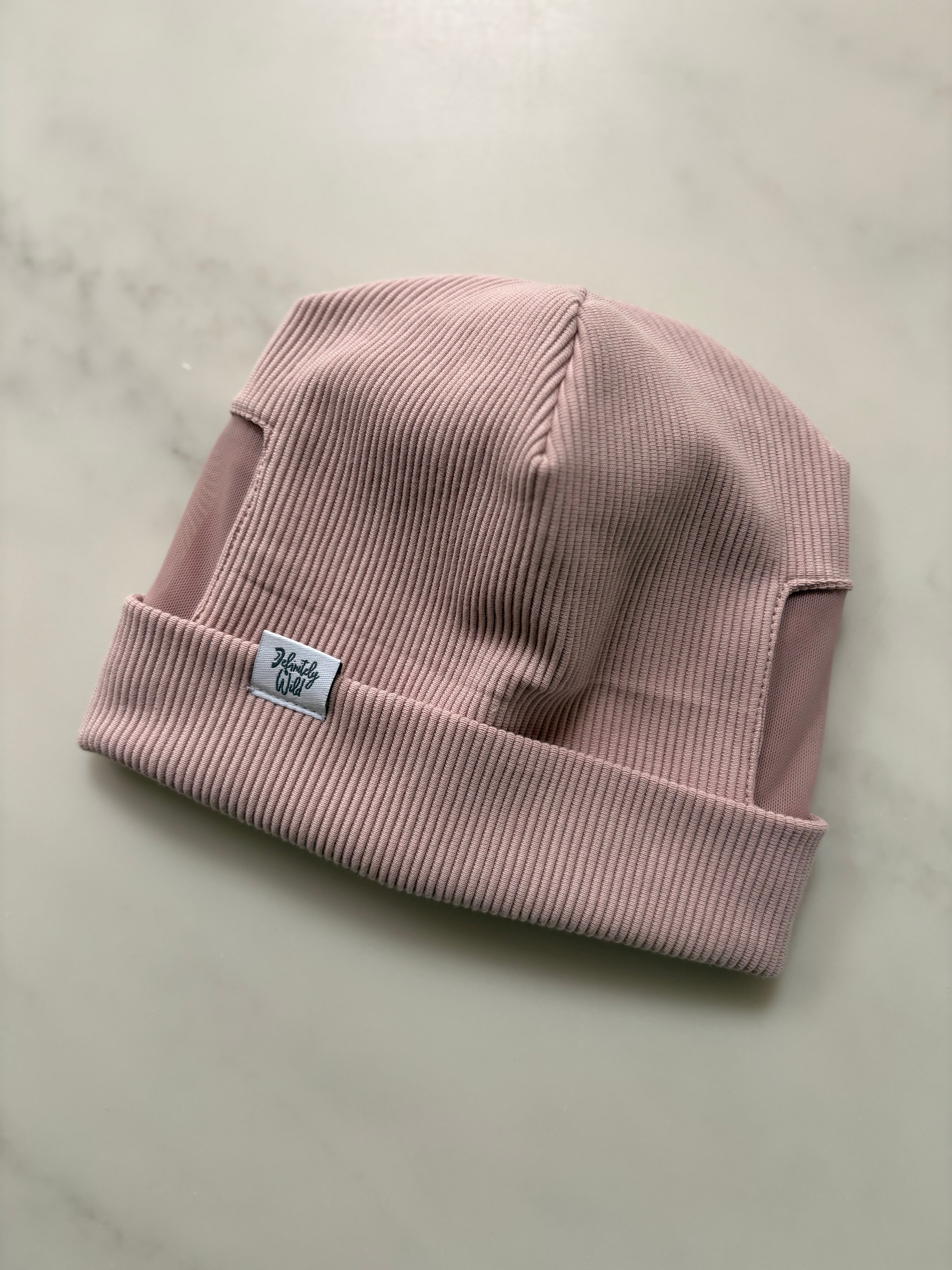 Ribbed Jersey Beanie - Turn Up Style