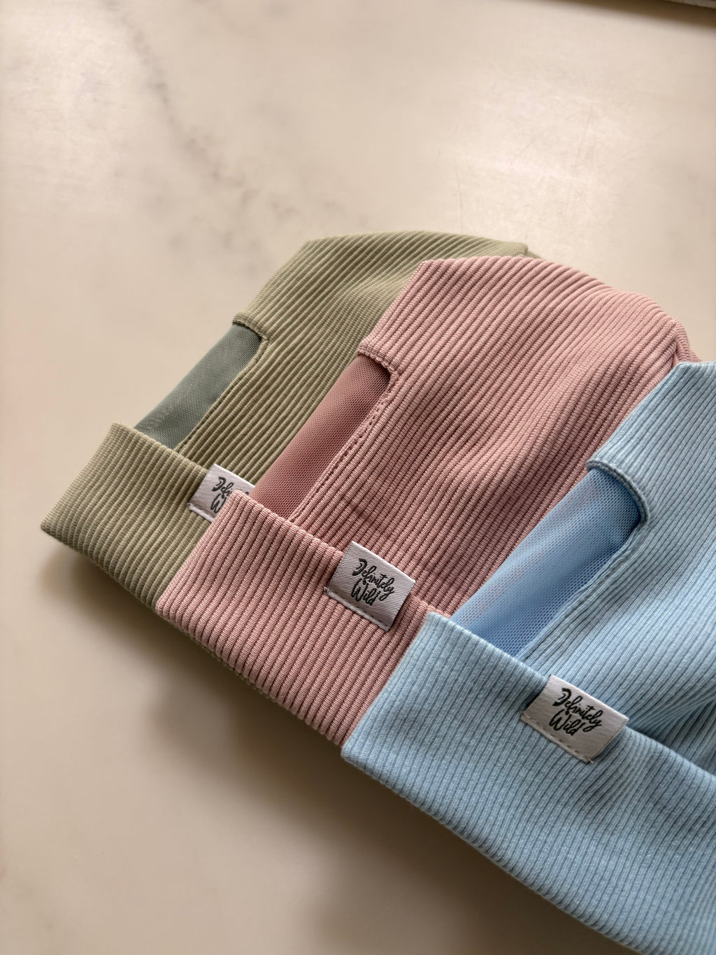 Ribbed Jersey Beanie - Turn Up Style