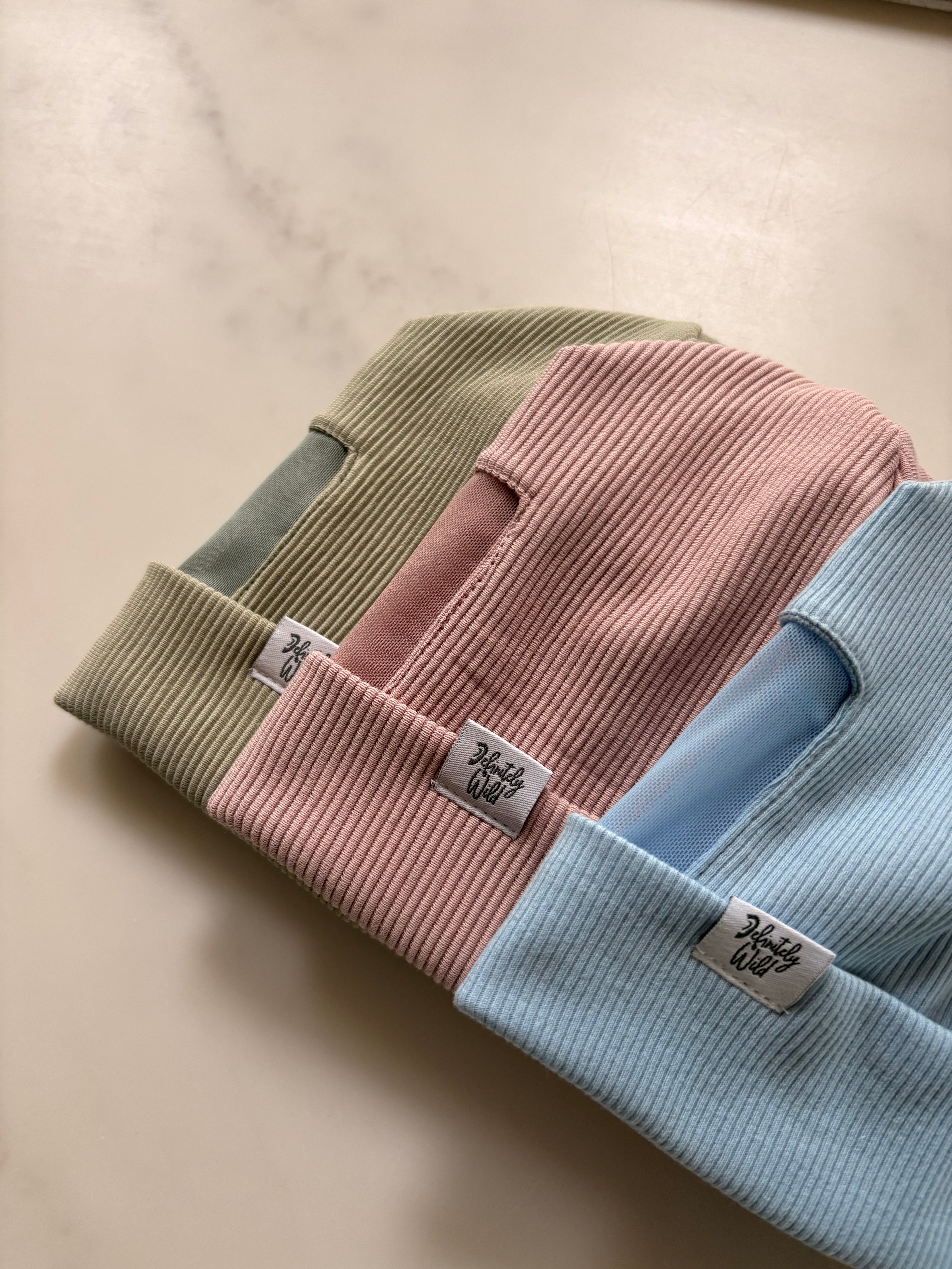 Ribbed Jersey Beanie - Turn Up Style