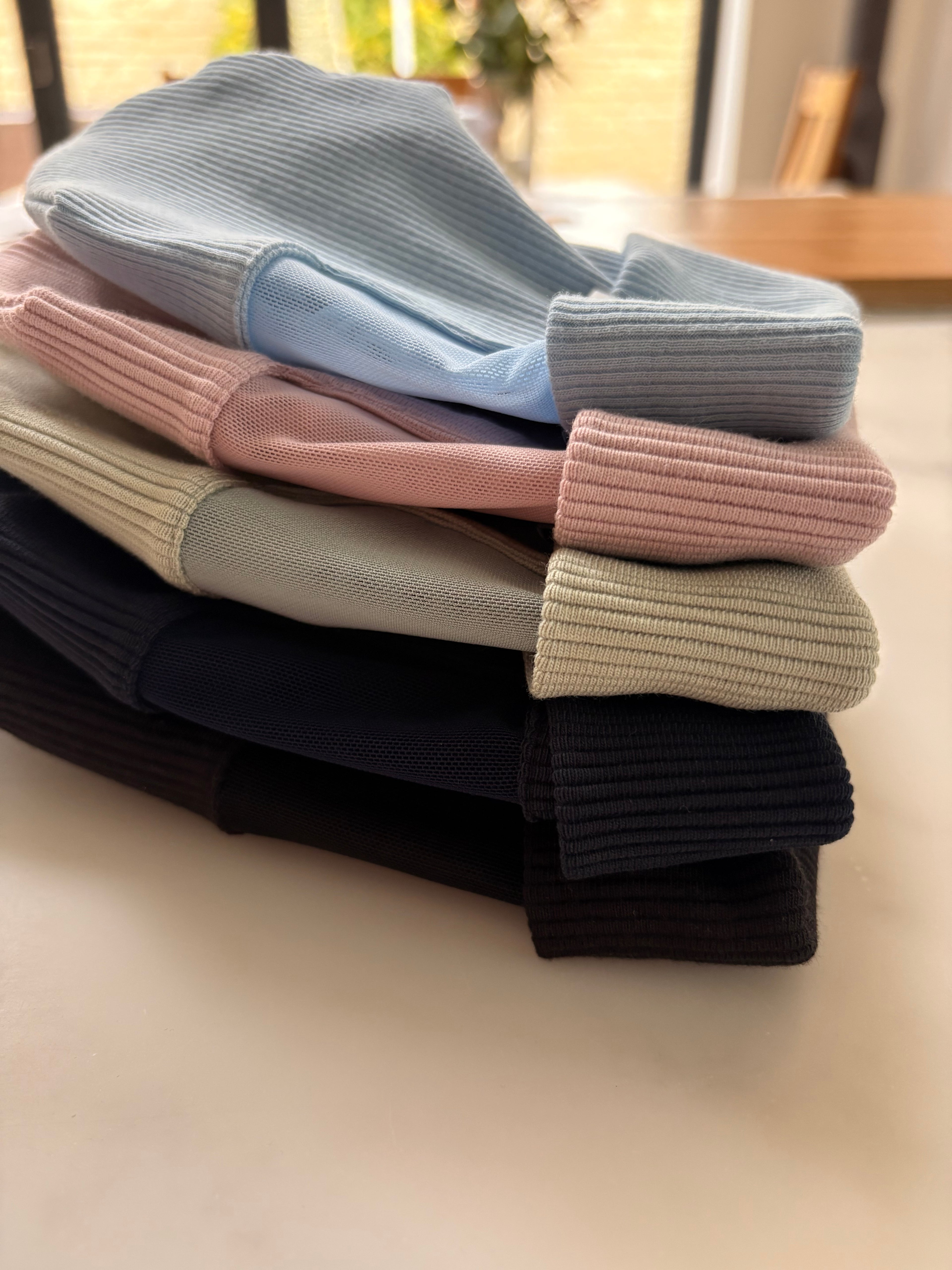 Ribbed Jersey Beanie - Turn Up Style