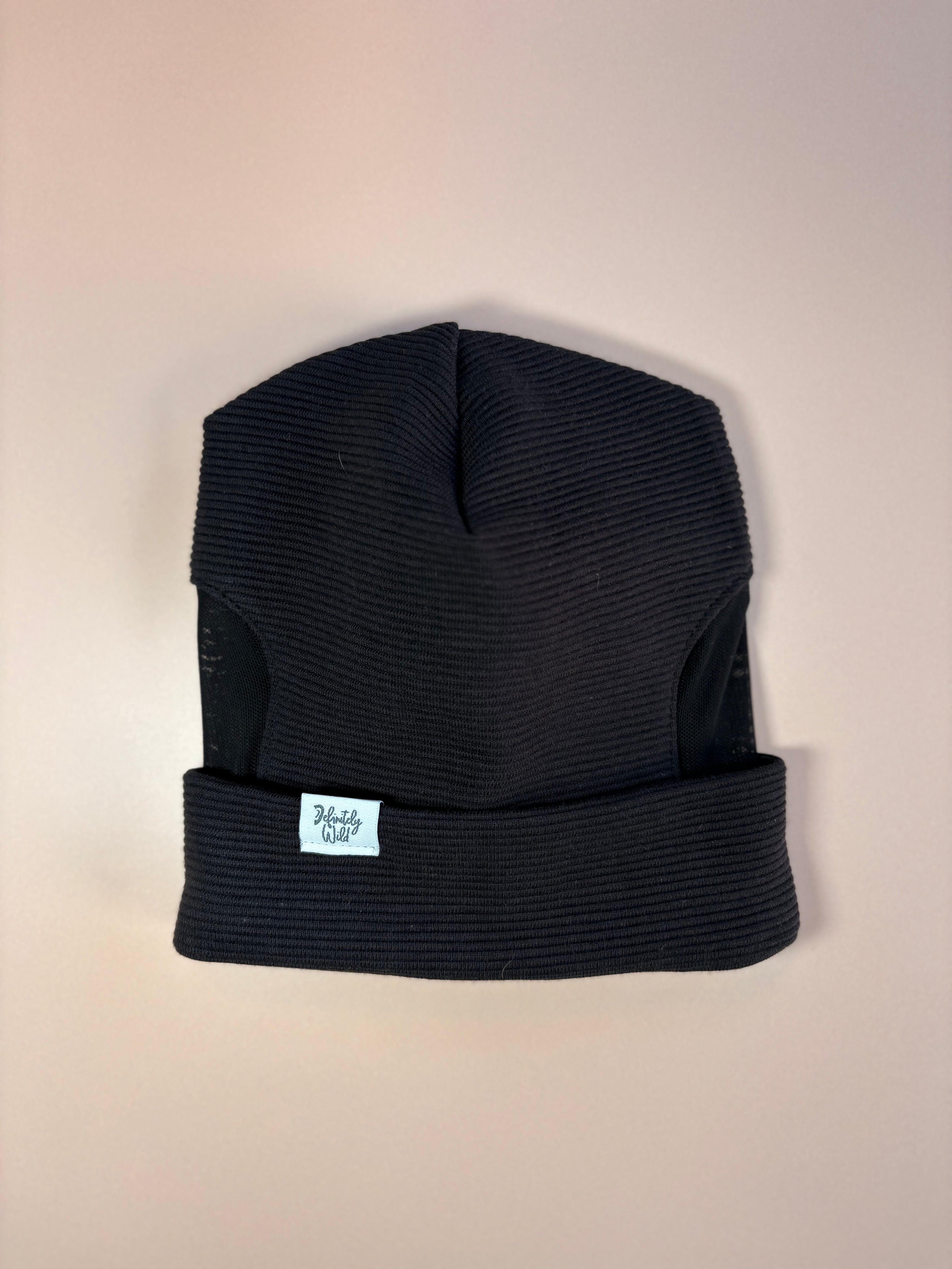 Ribbed Jersey Beanie - Turn Up Style