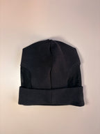 Ribbed Jersey Beanie - Turn Up Style