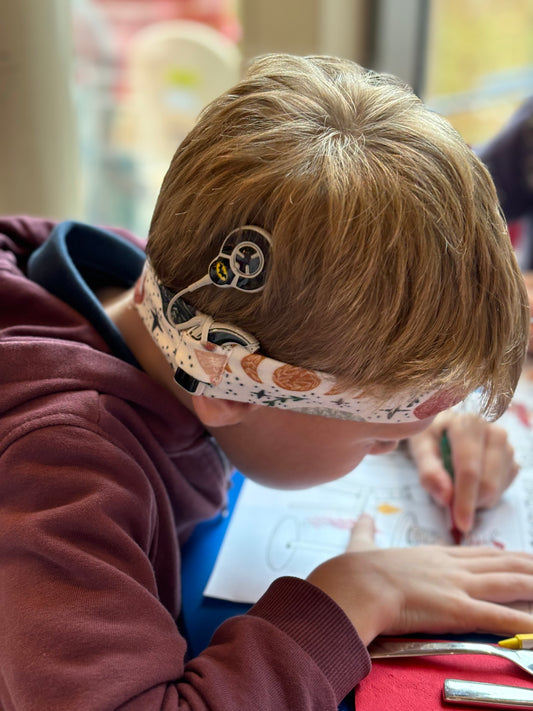 Twist Pocket Headband for Cochlear Implants - Print