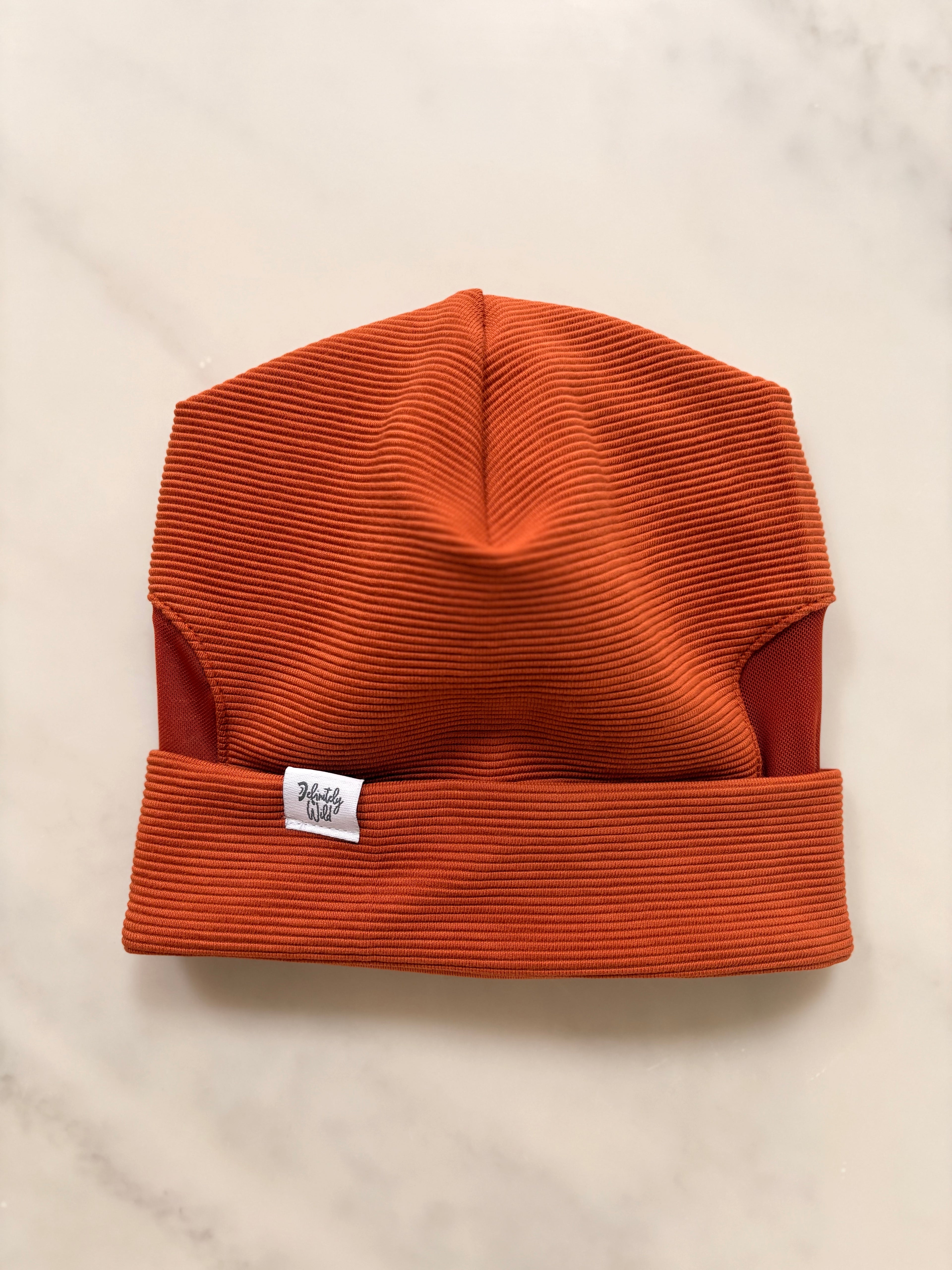 Ribbed Jersey Beanie - Turn Up Style