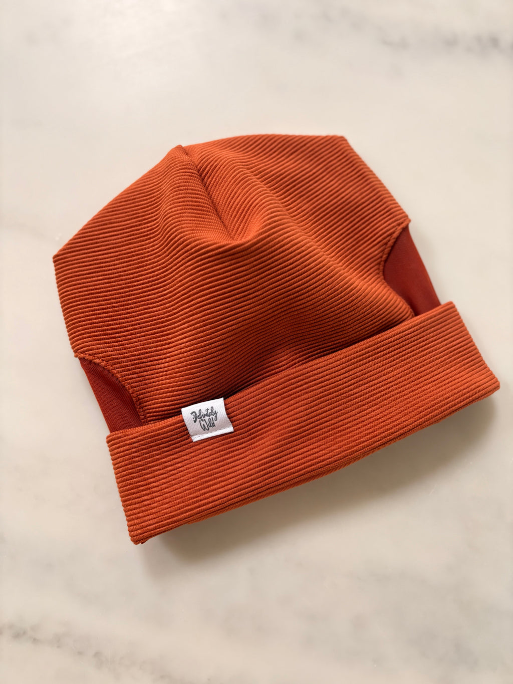 Ribbed Jersey Beanie - Turn Up Style